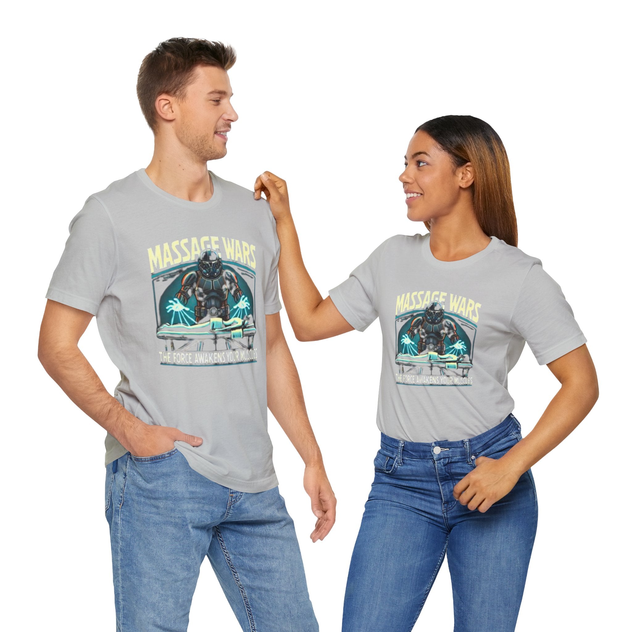 Massage Wars Unisex T-Shirt - The Force Awakens Your Muscles